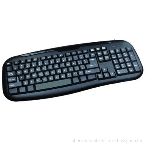 USB port, multimedia keyboard, supports several languages, switch life more than 5,000,000 time